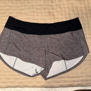 Lululemon speed up “2.5 shorts - Gray